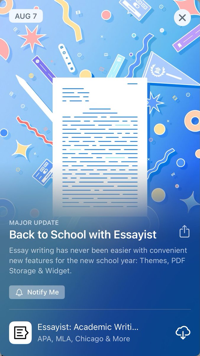 Our annual Back to School update is just around the corner. Stay tuned!