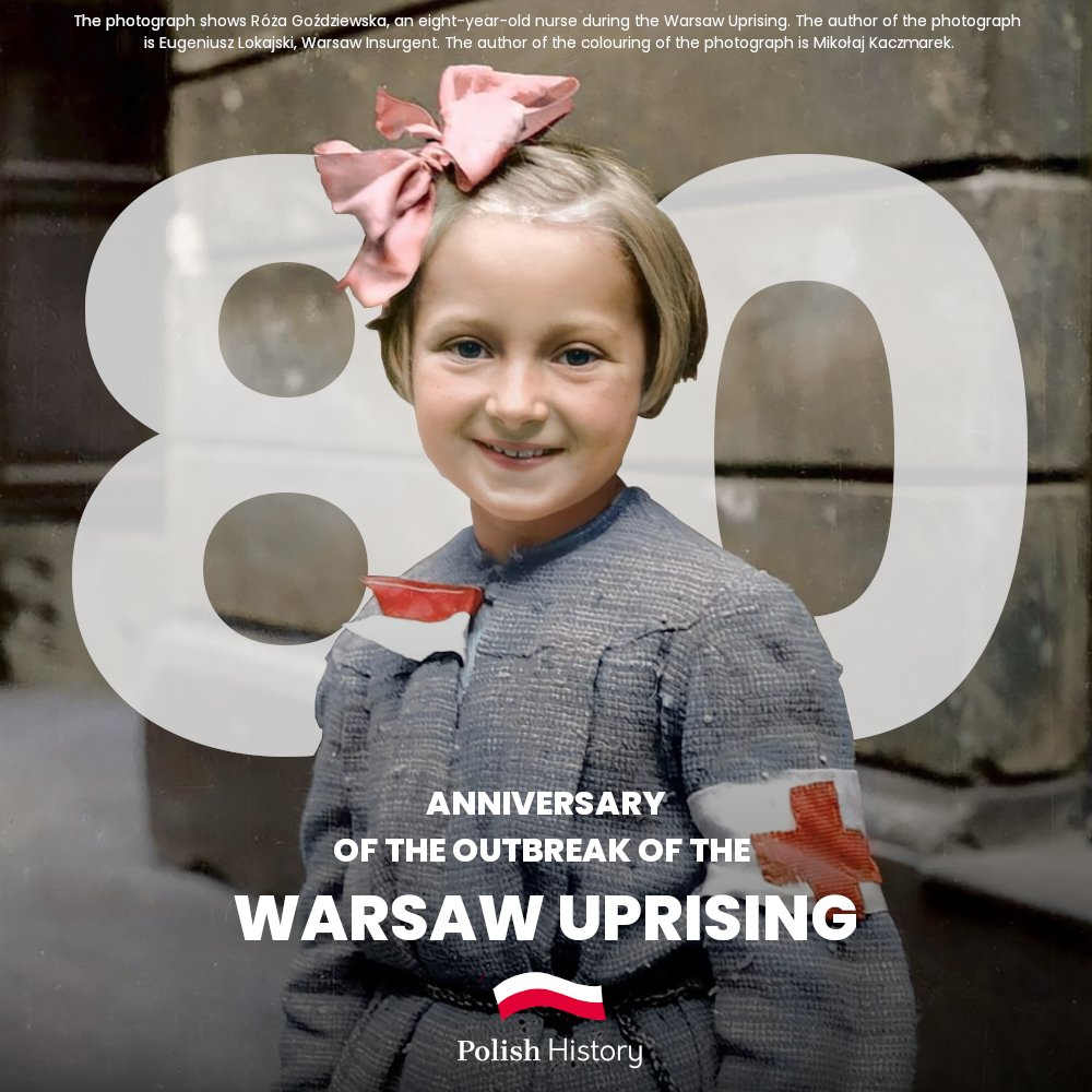 Polish History 1⃣0⃣0⃣0⃣ 🇵🇱 (@polishhistory_) on Twitter photo 🇵🇱🇵🇱🇵🇱 Warsaw Uprising
The photograph shows Róża Goździewska, an eight-year-old nurse during the Warsaw Uprising.
The author of the photograph is Eugeniusz Lokajski, Warsaw Insurgent.
The author of the colouring of the photograph is <a href="/KolorHistorii/">Kolor Historii - Mikołaj Kaczmarek</a>. 🇵🇱🇵🇱🇵🇱 Warsaw Uprising
The photograph shows Róża Goździewska, an eight-year-old nurse during the Warsaw Uprising.
The author of the photograph is Eugeniusz Lokajski, Warsaw Insurgent.
The author of the colouring of the photograph is <a href="/KolorHistorii/">Kolor Historii - Mikołaj Kaczmarek</a>.