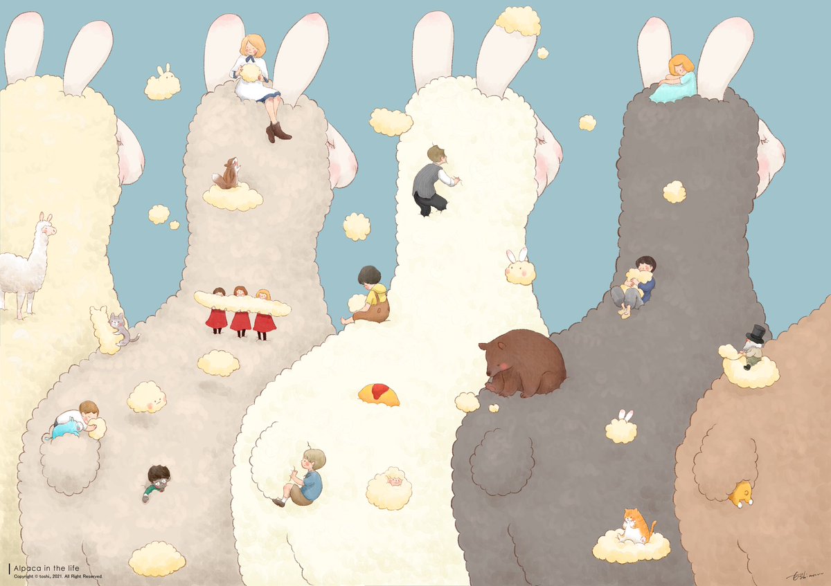 ToshimaruArt's tweet photo. 今日8月1日は全国アルパカの日 NationalAlpacaDayです
#全国アルパカの日 
#NationalAlpacaDay https://t.co/Gn2WW6tJ07