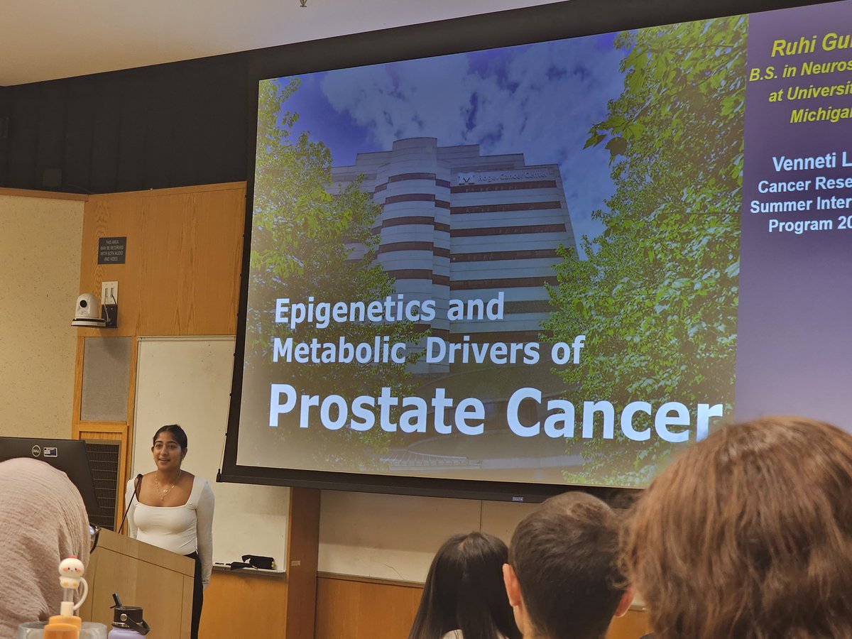 Siva Kumar Natarajan (@shiva251993) on Twitter photo Stellar presentation from the star undergraduate student of <a href="/vennetilab/">Vennetilab</a>, Ruhi Gulati at the CARSIP symposium today! #proudmentor 🥹😊Huge thanks to the <a href="/UMRogelCancer/">U-M Rogel Cancer Center</a> for the support and in nurturing such brilliant minds 🙌🏼 Stellar presentation from the star undergraduate student of <a href="/vennetilab/">Vennetilab</a>, Ruhi Gulati at the CARSIP symposium today! #proudmentor 🥹😊Huge thanks to the <a href="/UMRogelCancer/">U-M Rogel Cancer Center</a> for the support and in nurturing such brilliant minds 🙌🏼