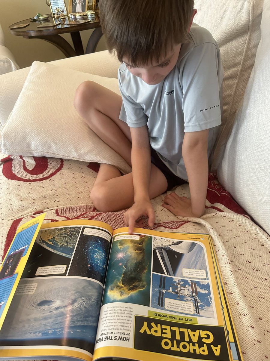 Ms_JerezR's tweet photo. SUMMER READING: Making sure the kids I babysit over the summer get their reading done ✅ 📖 
#WeAreHaskett #HJHSUMMER24 https://t.co/mJ1Y6PVtFp