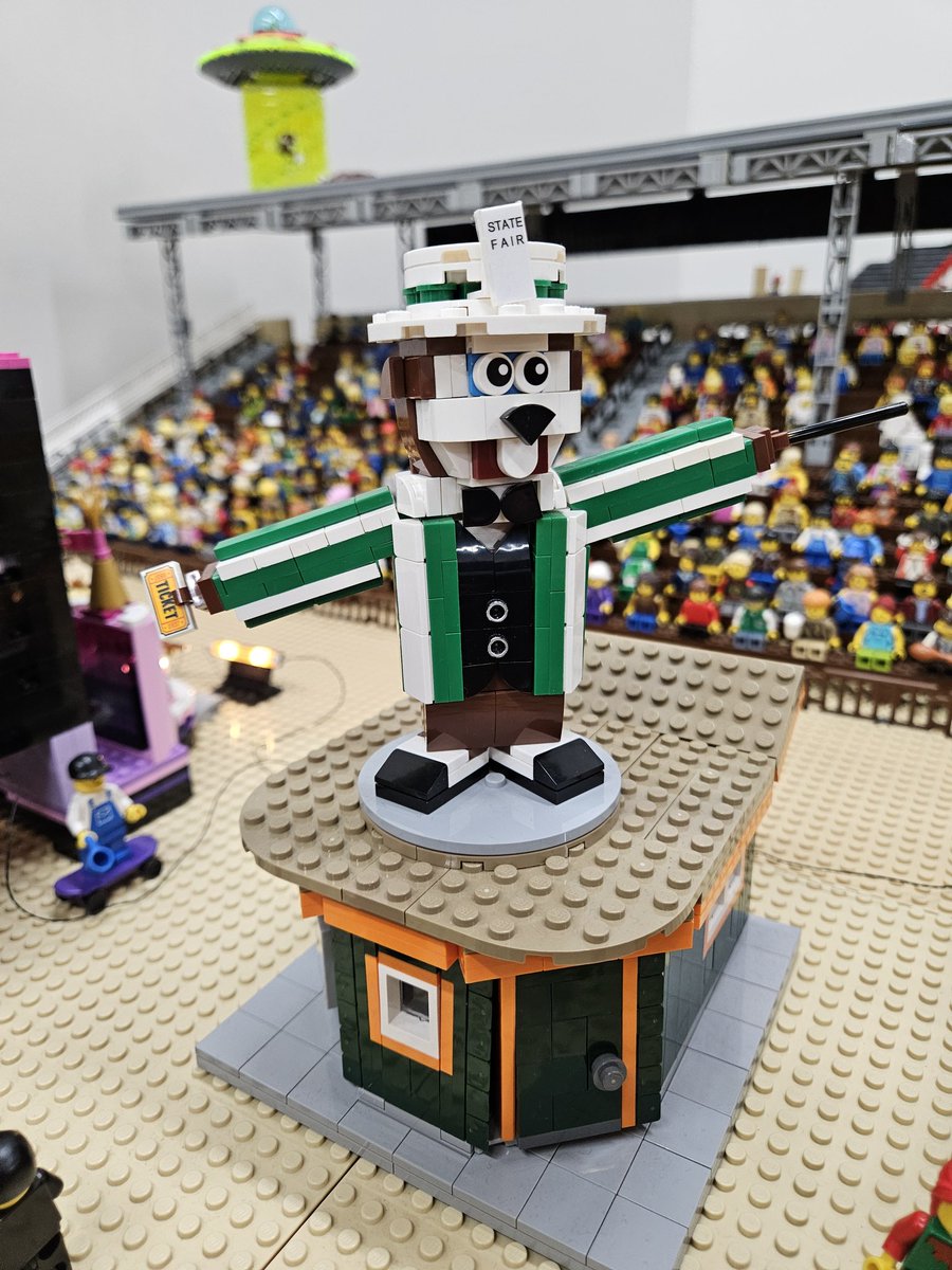 TCMRM's tweet photo. We are excited that the @mnstatefair display is BACK!!!!! Great work Greater Midwest LEGO Train Club!

Come see it for yourself, now through early October! 

@MyFriedPickles @SweetMarthas https://t.co/G9T7DZGjdw