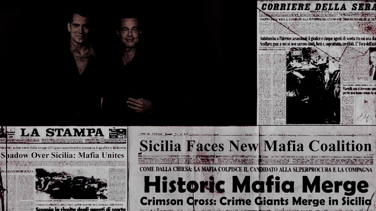 Em Sicília, Casa Nostra e Nashe Bratva formaram uma aliança inesperada após confrontos brutais. Agora, um carregamento desaparecido ameaça a paz e espalha desconfiança. Será este fim da cooperação?
Junta-te a nós e descobre.
crimsoncrossttg.carrd.co