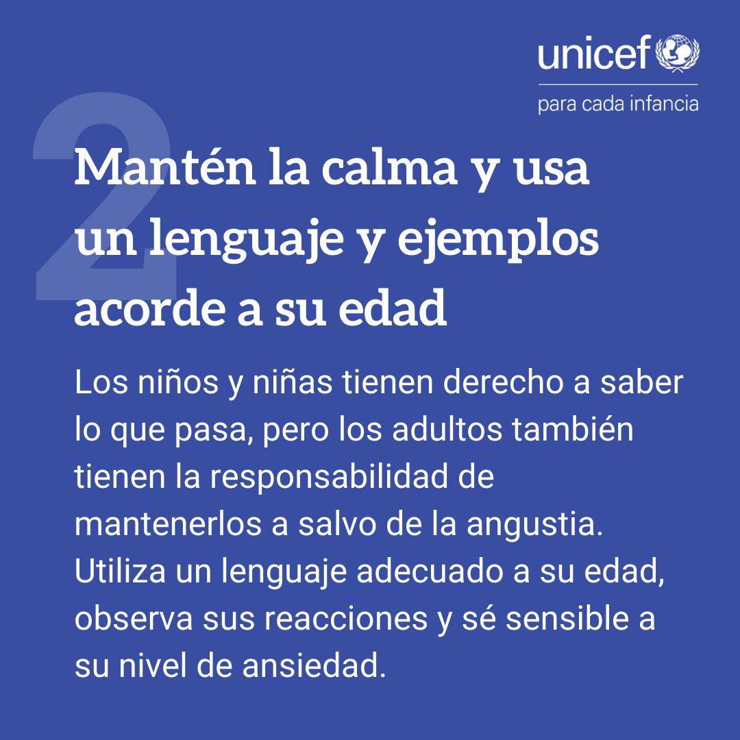 unicefvenezuela's tweet photo. 1/2 Cómo apoyar a los niños, niñas y adolescentes en situaciones difíciles.  

Compartimos algunos consejos sobre cómo abordar la conversación y brindarles apoyo. https://t.co/IgXnm4agW0