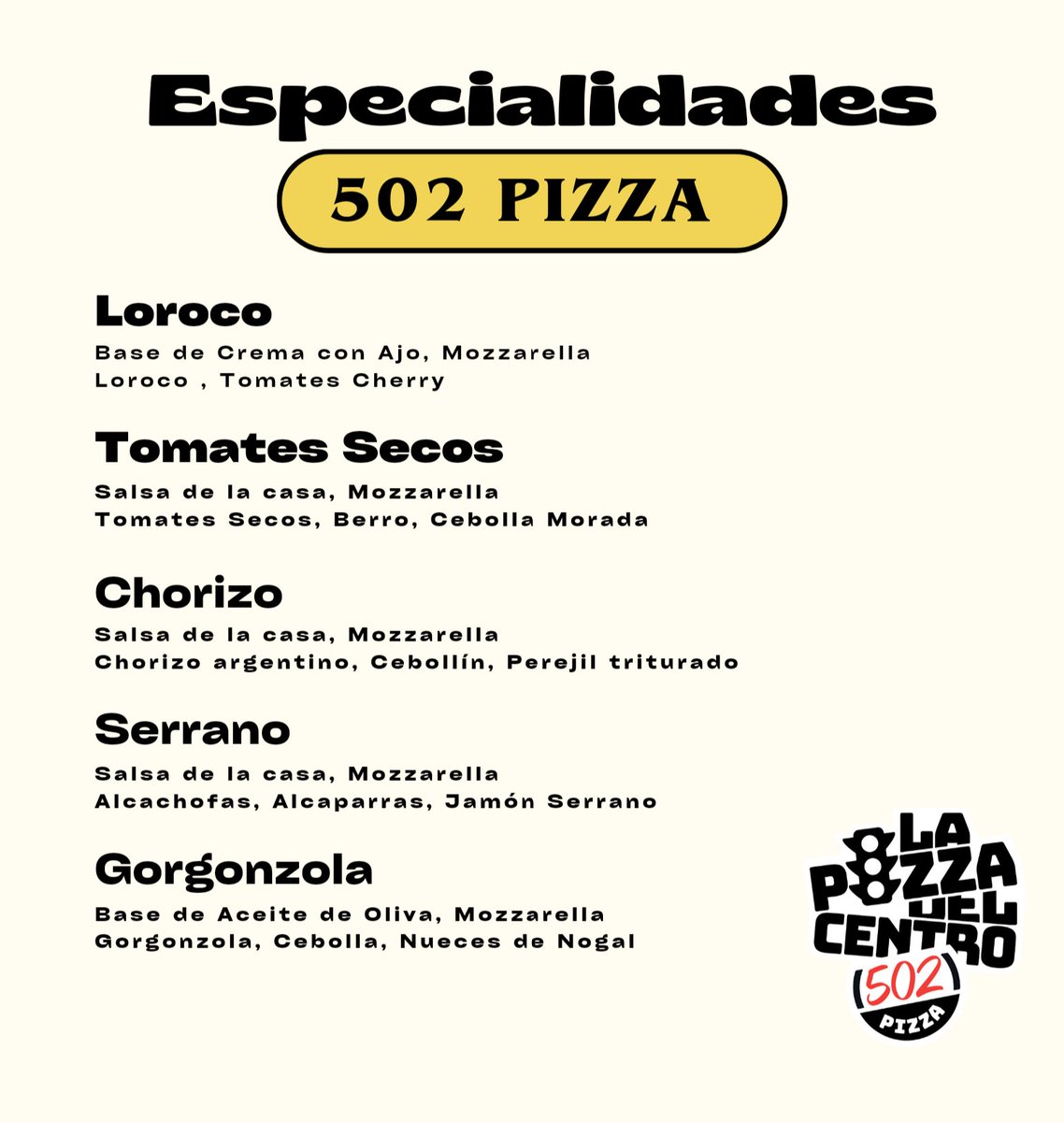 502Pizza's tweet photo. Especialidades de la Semana 🔥 
.
.
#502pizza #lapizzadelcentro #502pizzaescomunidad https://t.co/UXdzyHlZwa