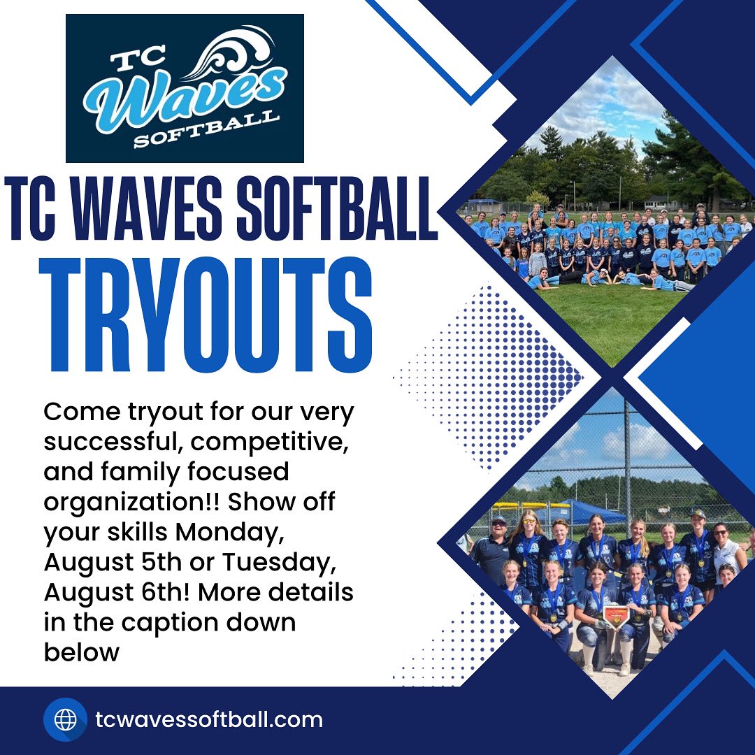 Traverse City Waves Softball tweet media