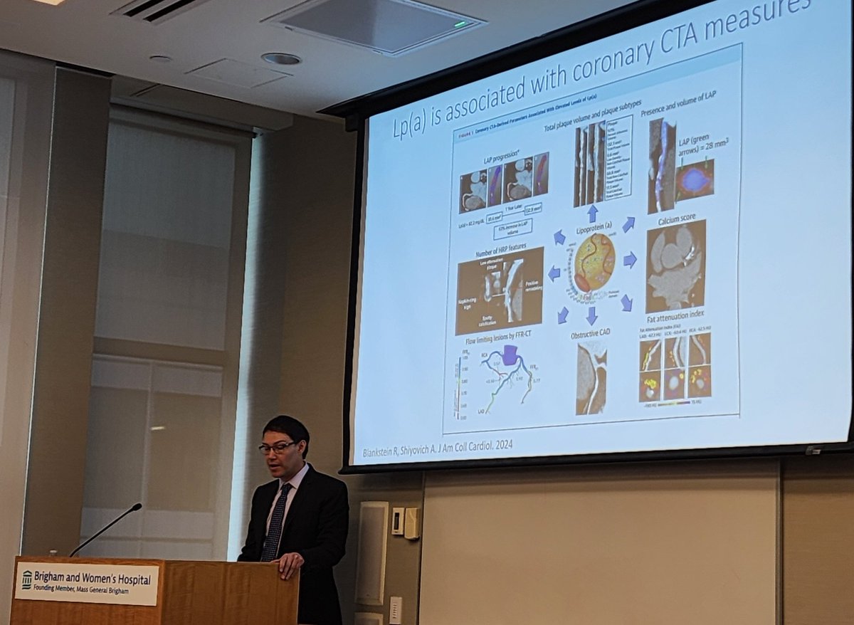 Jonathan Aun, DO, FACC, FACP (@jonathan_aun) on Twitter photo 🚀 NCVI Fellow <a href="/ArthurShiyovich/">Arthur shiyovich</a> delivered an exceptional Bornstein under the expert guidance of <a href="/RonBlankstein/">Ron Blankstein</a> 📊✨"CCTA Derived Plaque Analysis As A Prevention Study: Lessons From LpA" 👏 Packed house on a 🔥 topic. Impactful and Insightful! <a href="/BWHCVImaging/">Brigham and Women’s Cardiovascular Imaging Program</a> <a href="/harvardmed/">Harvard Medical School</a> 🚀 NCVI Fellow <a href="/ArthurShiyovich/">Arthur shiyovich</a> delivered an exceptional Bornstein under the expert guidance of <a href="/RonBlankstein/">Ron Blankstein</a> 📊✨"CCTA Derived Plaque Analysis As A Prevention Study: Lessons From LpA" 👏 Packed house on a 🔥 topic. Impactful and Insightful! <a href="/BWHCVImaging/">Brigham and Women’s Cardiovascular Imaging Program</a> <a href="/harvardmed/">Harvard Medical School</a>