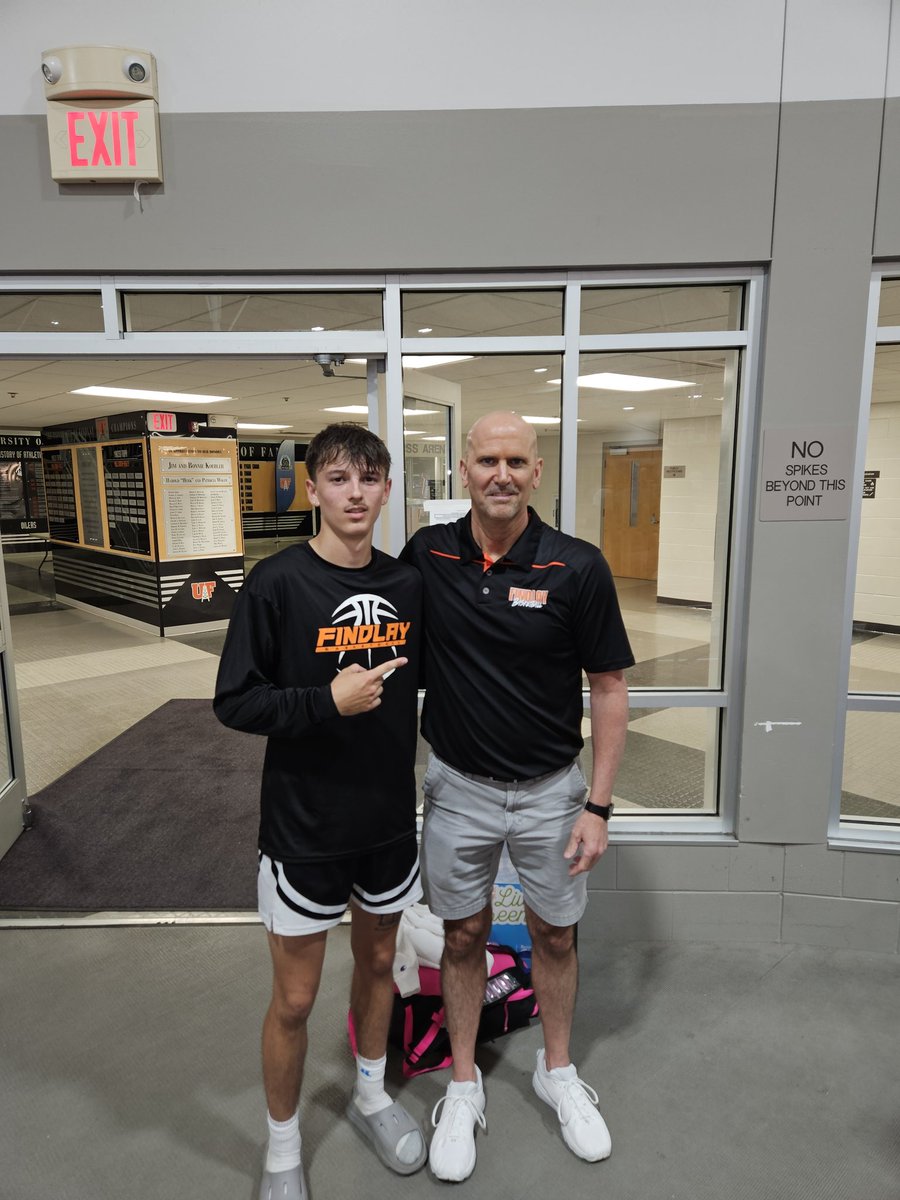 Thank you, Coach Mike Shardo and others, for letting me compete at Findlay University's Prospect camp!!