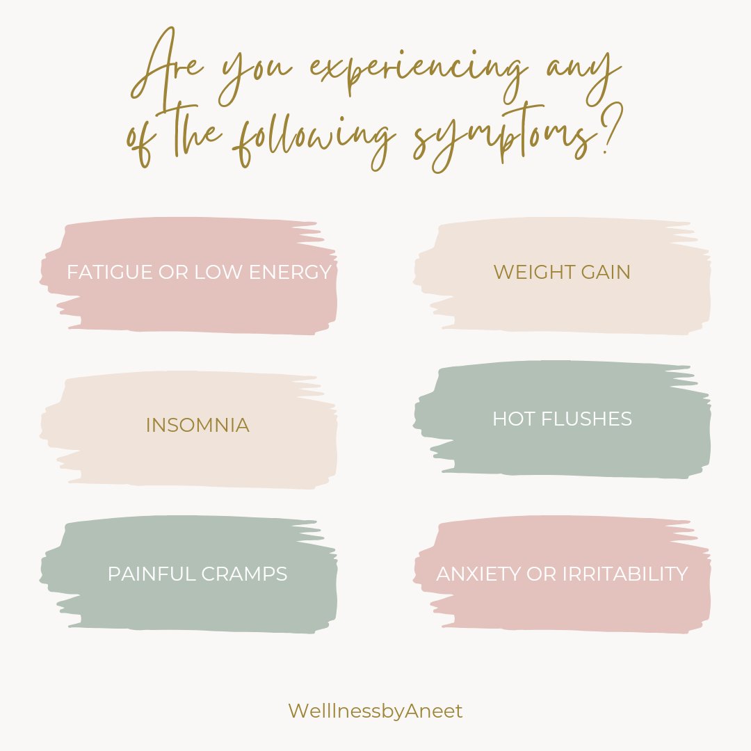 wellnessbyaneet's tweet photo. Hormone imbalance with symptoms such as fatigue, weight gain, hot flushes, insomnia and cramps can impact daily life. Natural changes can help balance your hormones through nutrition, exercise, sleep hygiene and good mental well-being. 
#hormonebalance  #womenshealthcoach https://t.co/dBZQuxVW7M