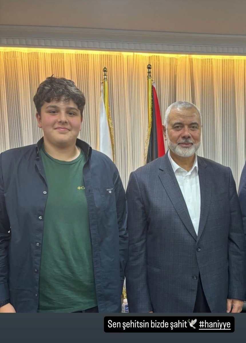 Sen şehitsin biz şahit 🕊️ Rabbim şehadetini kabul etsin  #haniyye #MetaCensorship