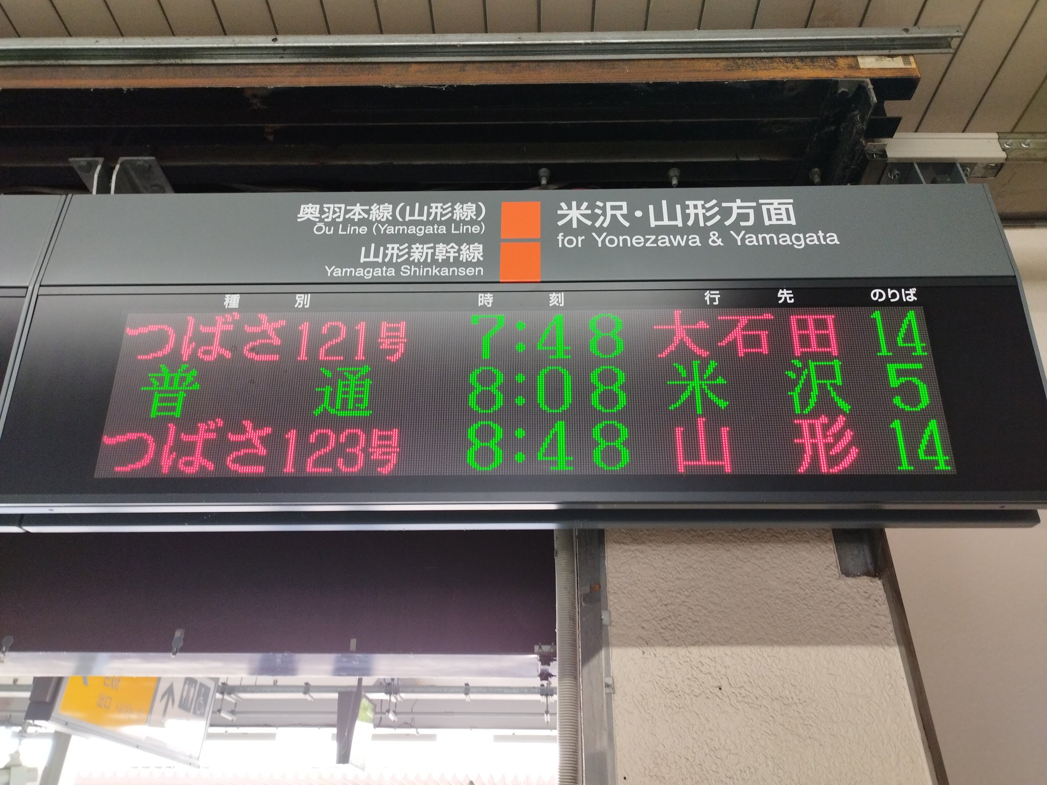 新幹線案内板 発車標シミュレーター - 鉄道駅の発車案内板(LED電光掲示板