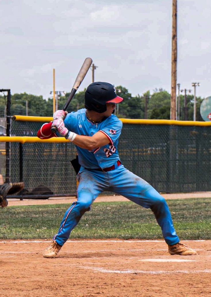 canon cole (@canoncole3) on Twitter photo Senior year stats⚡️
Avg- .330 (44/133)
OBP- .410
BB- 37
SO- 25
SB- 47 (92%)
Innings caught- 235
Passed balls- 12
Caught stealing- 14
FPCT- .967 (285 TC)
<a href="/eacesbaseball/">Wichita East Baseball</a> <a href="/AirCapFlyers/">Air Capital Flyers Baseball Club</a> <a href="/redravensBB/">CCC Baseball</a> Senior year stats⚡️
Avg- .330 (44/133)
OBP- .410
BB- 37
SO- 25
SB- 47 (92%)
Innings caught- 235
Passed balls- 12
Caught stealing- 14
FPCT- .967 (285 TC)
<a href="/eacesbaseball/">Wichita East Baseball</a> <a href="/AirCapFlyers/">Air Capital Flyers Baseball Club</a> <a href="/redravensBB/">CCC Baseball</a>
