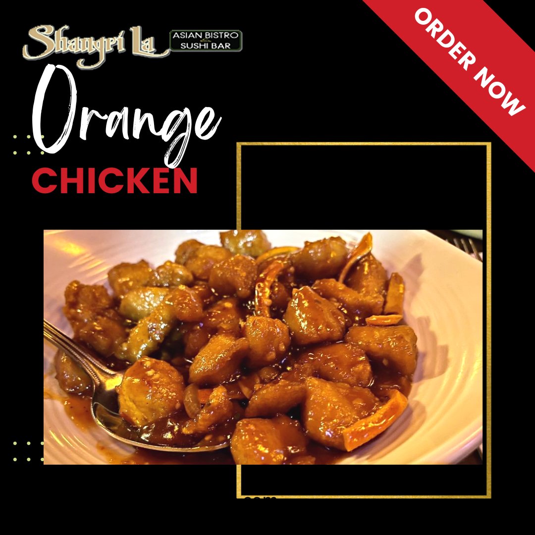 ShangriBar's tweet photo. Brighten up your meal with the zesty taste of our Orange Chicken 🍊🌈 

📍 203 S School St A, Lodi, CA
☎️ +1 209-366-0539
🌐 https://t.co/cnpbeXbVtX  

#ShangrilaAsianBistro #OrangeJoy #ShangriLaFlavors https://t.co/zTeMMaEZcw