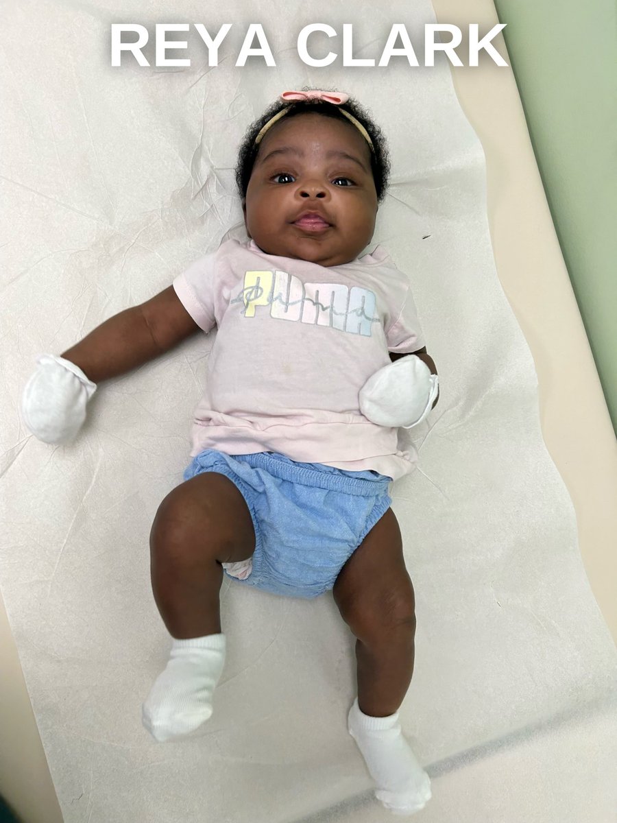 GBI_GA's tweet photo. Levi’s Call (GA’s #AMBERAlert) issued for 2-mo-old Reya Clark on behalf of Sandy Springs PD.

Reya is 18 inches tall, weighs 15lbs, &amp; has brown eyes &amp; black hair. She was abducted on July 31, 2024, at 3:30 a.m. by Randy Bernard Clark, a 22-year-old black man who is 5'11 &amp; 250lbs. https://t.co/YWh2i11BGN
