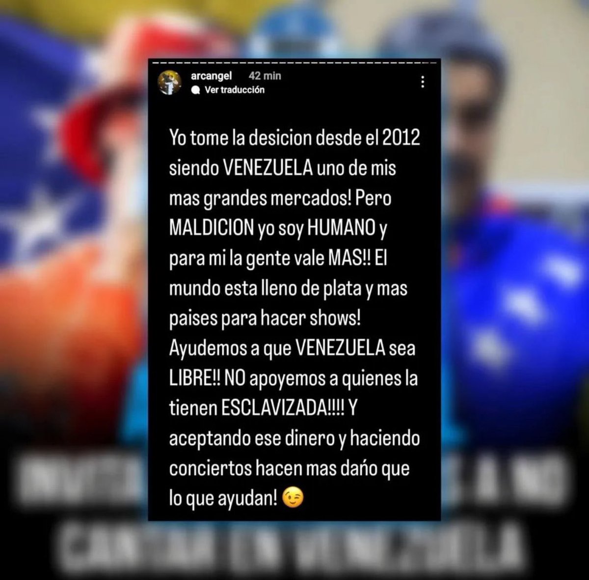Baeztvshow's tweet photo. Estos dijo ARCÁNGEL de VENEZUELA🇻🇪 https://t.co/kShBvS26VN