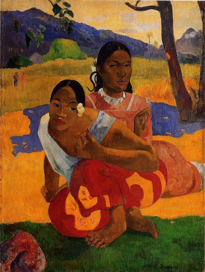 artistgauguin's tweet photo. When are you Getting Married?, 1892 https://t.co/IvWAxrR5Ae https://t.co/ZHetxavo3s