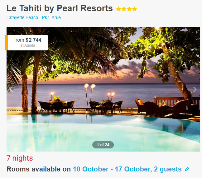 trippaplanet's tweet photo. Le Tahiti by Pearl Resorts - Lafayette Beach - Pk7, Arue

Escape to paradise and experience Tahiti like never before! 🏝️✨

Bask in the warm embrace of golden sands and azure waves. 🌊

#TahitiDreams #ParadiseFound #TravelBliss #HeavenOnEarth
See More:  https://t.co/QMc2y6IOpp https://t.co/IhwL2OXKVE