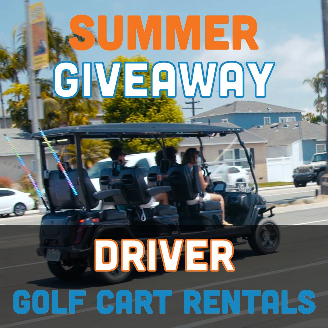 Put fun in the driver's seat—we're giving away (2) 1.5hr golf cart rentals with Driver!  😎

For a chance to win, sign up for our newsletter before 11:59PM 8/6:  bit.ly/OnlyinLB

Winners will be randomly selected &amp; notified 8/7 via email.