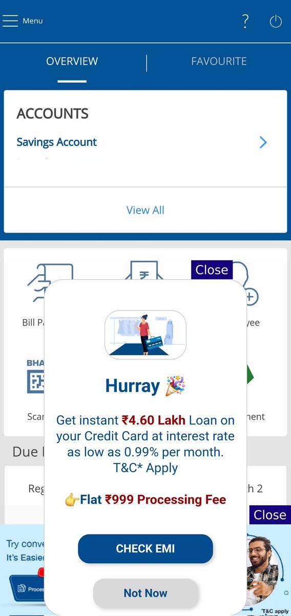 akhilanilkumar_'s tweet image. Seeing too many ads in my HDFC Bank app lately—it&apos;s getting really annoying! Anyone else experiencing this? @HDFC_Bank #AppExperience