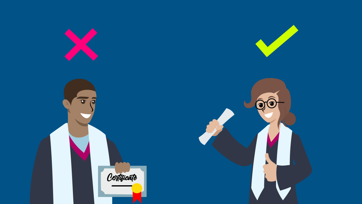 asqagovau's tweet photo. Providers, here are some useful tips to ensure your organisation's certificates don't get fabricated:
🔹Don't put pictures of your certificates on your website and marketing materials
🔹Advise students not to post pictures of their certificates on social media 

#ASQA #VETsector https://t.co/bMaQpJ9gOR