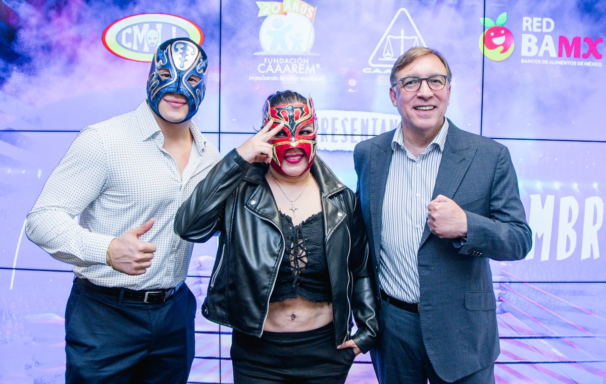 En la rueda de prensa lanzamos #LuchaContraElHambre en alianza con la <a href="/Red_BAMX/">Red de Bancos de Alimentos de México</a>  <a href="/CMLL_OFICIAL/">Lucha Libre CMLL</a>  para unir fuerzas para canalizar alimentos a familias que se encuentran en carencia alimentaria.
¡Gracias a quienes participaron y apoyan esta causa! 📷📷