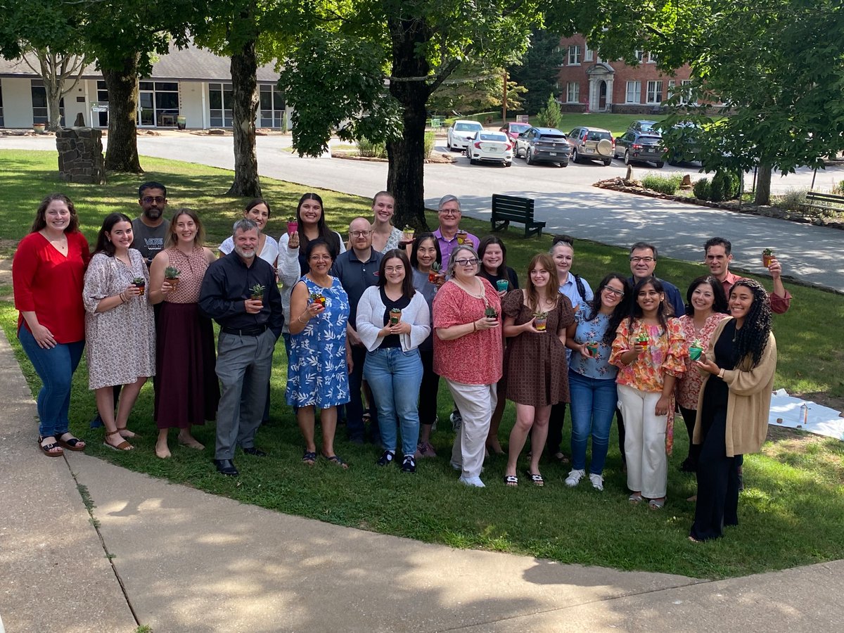 At our annual offsite meeting this week, we discussed our vision for this year, collaborated on new ideas, and painted pots to hold beautiful succulents! We're ready for the work ahead of us. 💪 🎨 

#SolvingWickedProblems #Innovation #UArk #NWA