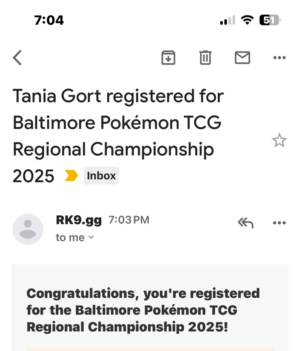 Hope you’re all ready for me to win Baltimore 😎