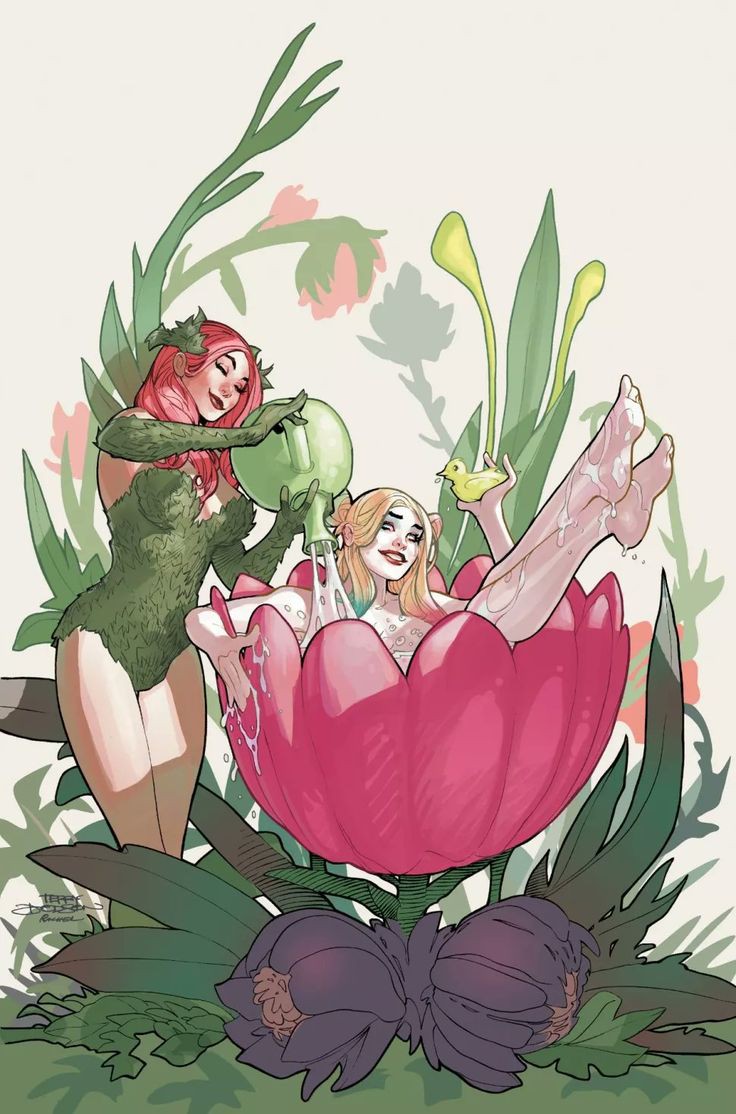 Harley Quinn &amp; Poison Ivy by <a href="/TerryDodsonArt/">Terry Dodson</a>
