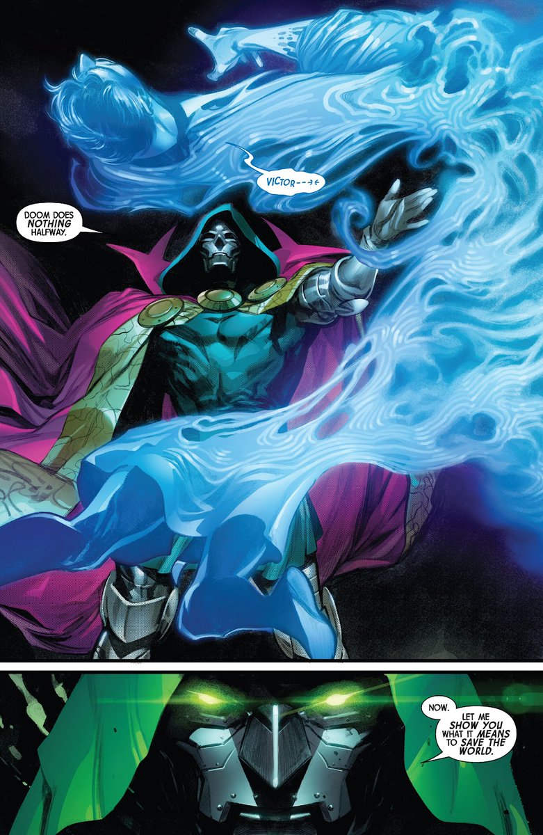 thinkerdoom's tweet photo. Doctor Doom is now the new Sorcerer Supreme https://t.co/B0PKZLOO5O
