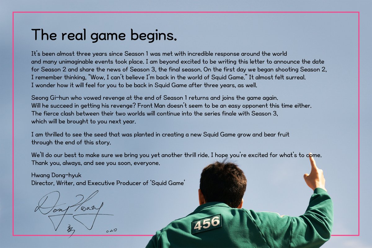 Attention all players: we’re here to deliver an important message.