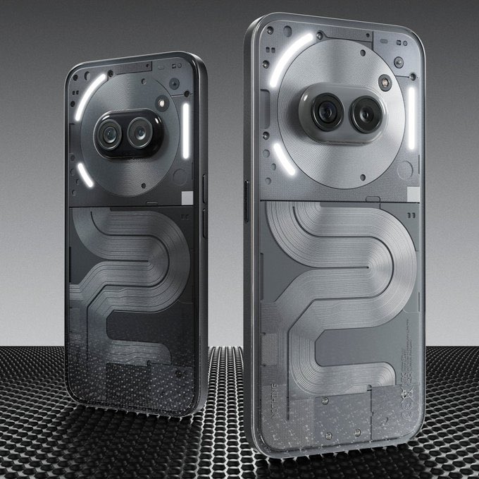 Abdullah_Tech93's tweet image. الإعلان عن هاتف Nothing Phone 2A Plus بسعر يبدأ من 334 دولار أمريكي

أبرز المواصفات
🔹شاشة أموليد 6.7 انش بتردد 120Hz FHD+
🔹معالج Dimensity 7350 Pro
🔹كاميرا 50MP +50MP
🔹كاميرا أمامية 50MP
🔹بطارية 5000 وشاحن 50W
🔹اندرويد 14 بواجهة Nothing OS 2.6
#تقني #موبايل