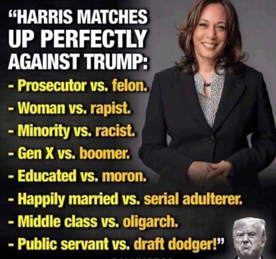 ElizaDroolittle's tweet photo. @fuckyafeelinsz @DrJasonRheins @gtconway3d @NABJ @VP Handle?
You mean like this?
Typical🙄
No class
#KamalaBringingDownTheDon https://t.co/cBAj7WjnOU