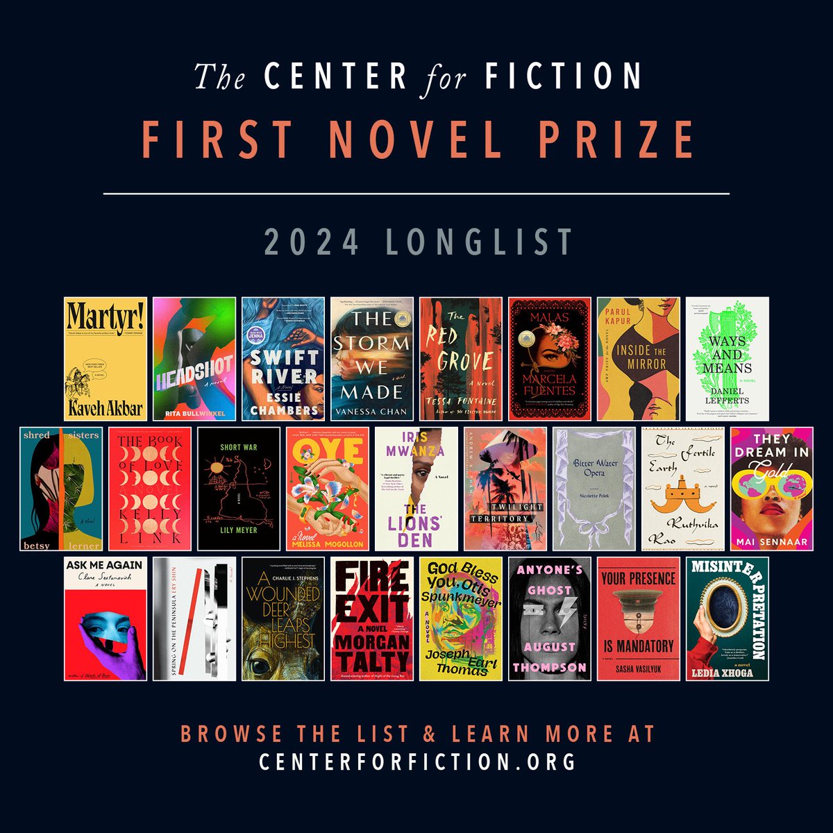 I’m thrilled to share that my debut, The Lions' Den, has been longlisted for the <a href="/Center4Fiction/">The Center for Fiction</a>'s First Novel Prize! 🎉 I’m delighted and so grateful for your support. 🙏 

#TheLionsDenBook