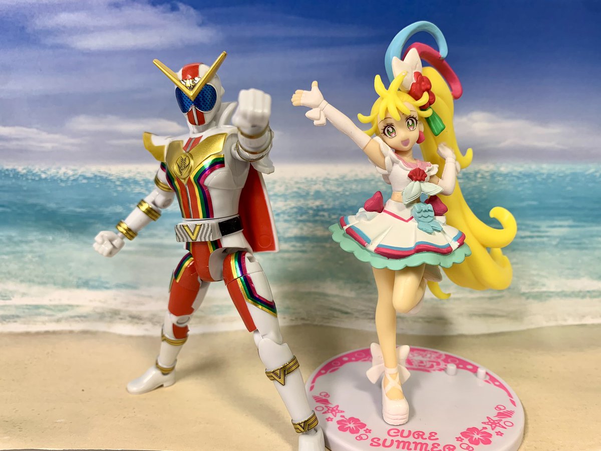 やる気全開！キュアサマー！」 「全力全開！ゼンカイザー！」 #キュア