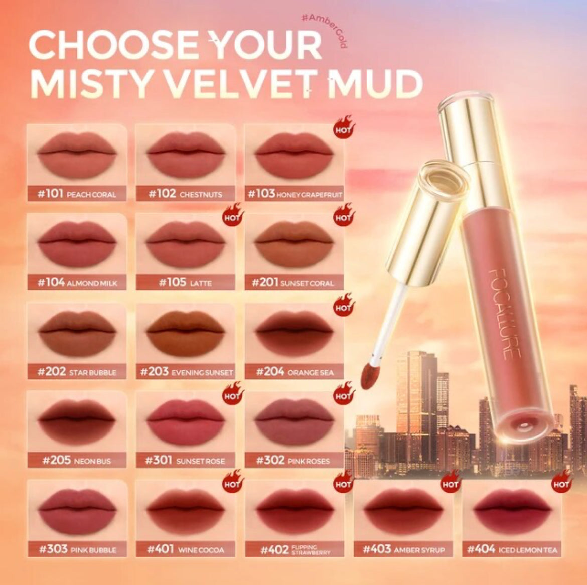 LumiPureShop's tweet photo. 💋 Velvet Matte Perfection! 💋 Discover FOCALLURE's Matte Velvet Lipclay—a soft, breathable formula with a built-in sponge brush for effortless application. High-pigmented color for lips, cheeks, and eyes. Matte outside, moisturizing inside! 🌟✨ #FOCALLURE #LipClay #Beauty https://t.co/LPRRBvdM7p