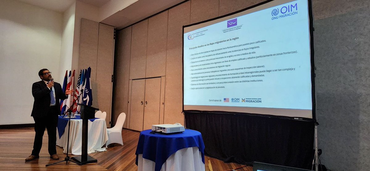 ADabizzi's tweet photo. Under the auspices of the RCM and thanks to the @StatePRM-funded and @UNmigration-managed WHP, today we complete the validation workshop on the needs assessment to set more regular pathways of circular labor mobility in Central America. A plan for the time ahead.
@OIMCentroAmer https://t.co/Q9bwkyWYgt