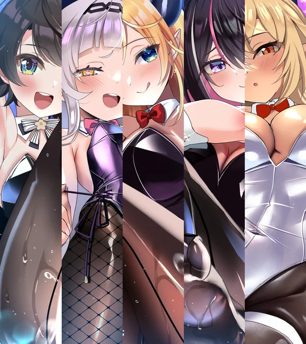 ツイッターで公開した水着連作+描き下ろしとびしょ濡れバニー連作の続きの描き下ろしを収録しております!表紙のラミィちゃんにふーたんとアキロゼちゃんを掛け合わせた見開きイラストも収録です! 