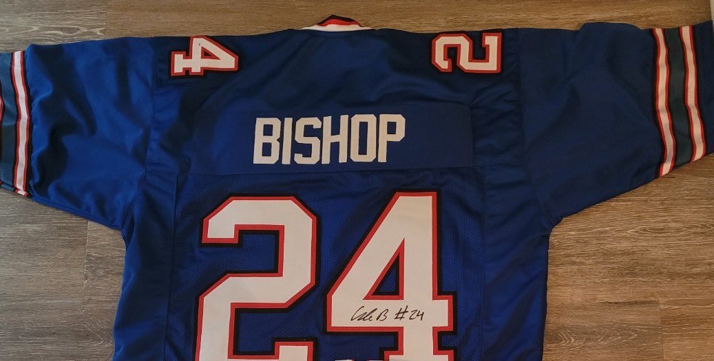 🚨🚨 Preseason Giveaway 🚨🚨

To celebrate the start of preseason, we are giving away a signed Cole Bishop jersey. To enter to win:

- Retweet
- Follow me
- Follow <a href="/jimmyreu81/">Jim Reuther</a> 

Winner will be selected on August 14th! Good luck! #BillsMafia