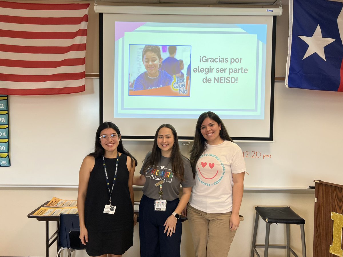 NEISD Bilingual/ESL (@neisd_bilingual) on Twitter photo Wrapping up a successful NTO! 🌟 It's been a fantastic start, and we're thrilled to have such dedicated bilingual educators joining our team. Here's to a great year ahead! <a href="/AliciaACM25/">Ali</a> #DualLanguage #NewTeacherOrientation #Education" Wrapping up a successful NTO! 🌟 It's been a fantastic start, and we're thrilled to have such dedicated bilingual educators joining our team. Here's to a great year ahead! <a href="/AliciaACM25/">Ali</a> #DualLanguage #NewTeacherOrientation #Education"