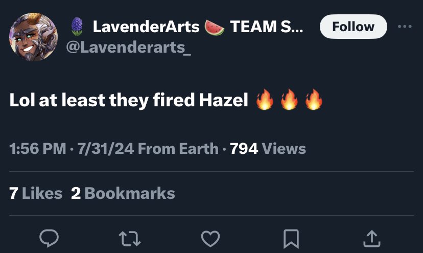 It’s so funny when these fucking idiots refuse to acknowledge when Hazel wrote their favorite “yuri” moments. 

oh no! a writer blocked people that regularly invited harassment towards her or just said insanely false things about her!