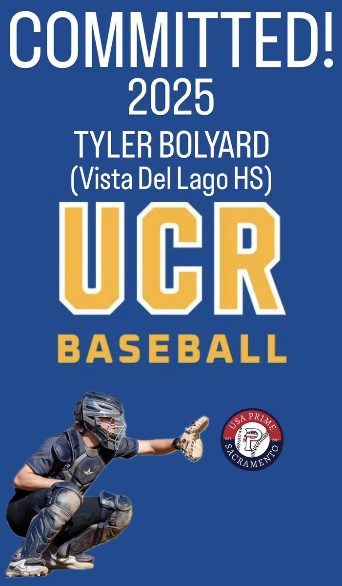 Butch Baccala (@butchbaccala) on Twitter photo A huge shout out to Vista Career hit leader <a href="/Tyler_Bolyard5/">Tyler W Bolyard</a> on his commitment to UCR. Really proud of the work he has put forward to be given this commitment. Great school for his Business analytics major. Have loved having him in our program last 4 years. Low Maintenance Winner. A huge shout out to Vista Career hit leader <a href="/Tyler_Bolyard5/">Tyler W Bolyard</a> on his commitment to UCR. Really proud of the work he has put forward to be given this commitment. Great school for his Business analytics major. Have loved having him in our program last 4 years. Low Maintenance Winner.