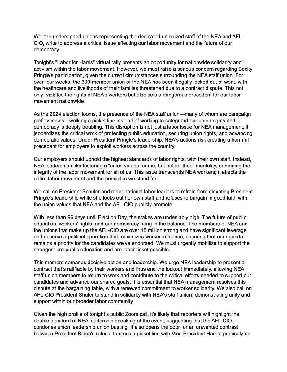 AFL-CIO Guild tweet media