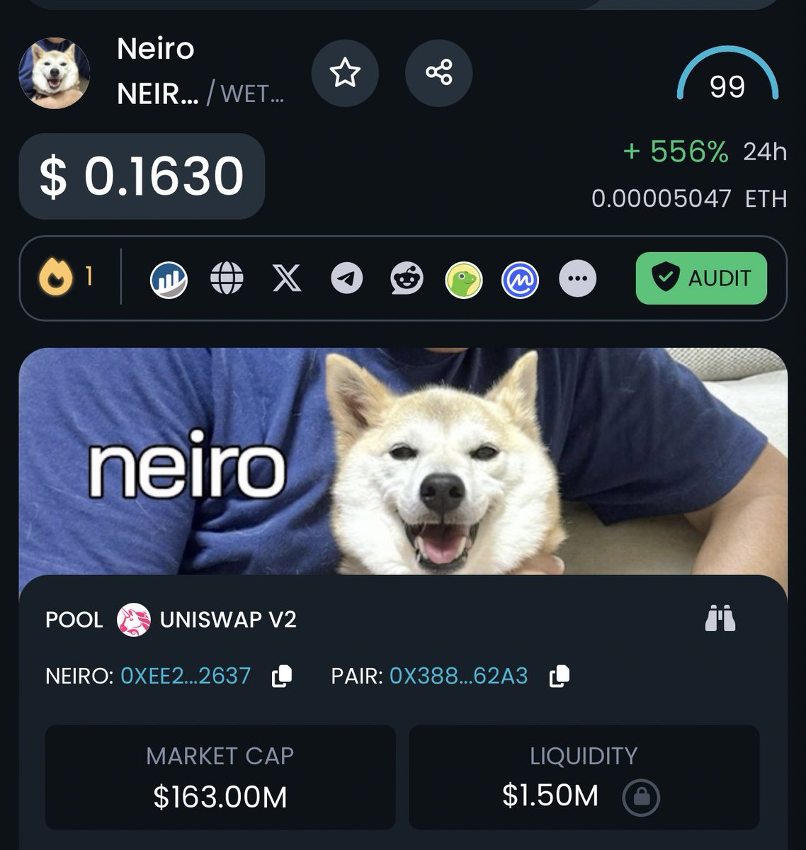 YourPOP (@yourpop8) on Twitter photo $NEIRO on $ETH is looking to break a $200m market cap today <a href="/neiro_ethereum/">Neiro Token</a>
Up, up, and away 📈🚀💥
CA: 0xee2a03aa6dacf51c18679c516ad5283d8e7c2637 $NEIRO on $ETH is looking to break a $200m market cap today <a href="/neiro_ethereum/">Neiro Token</a>
Up, up, and away 📈🚀💥
CA: 0xee2a03aa6dacf51c18679c516ad5283d8e7c2637