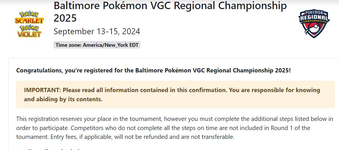 1st registration as a Masters....Let's go!!!!