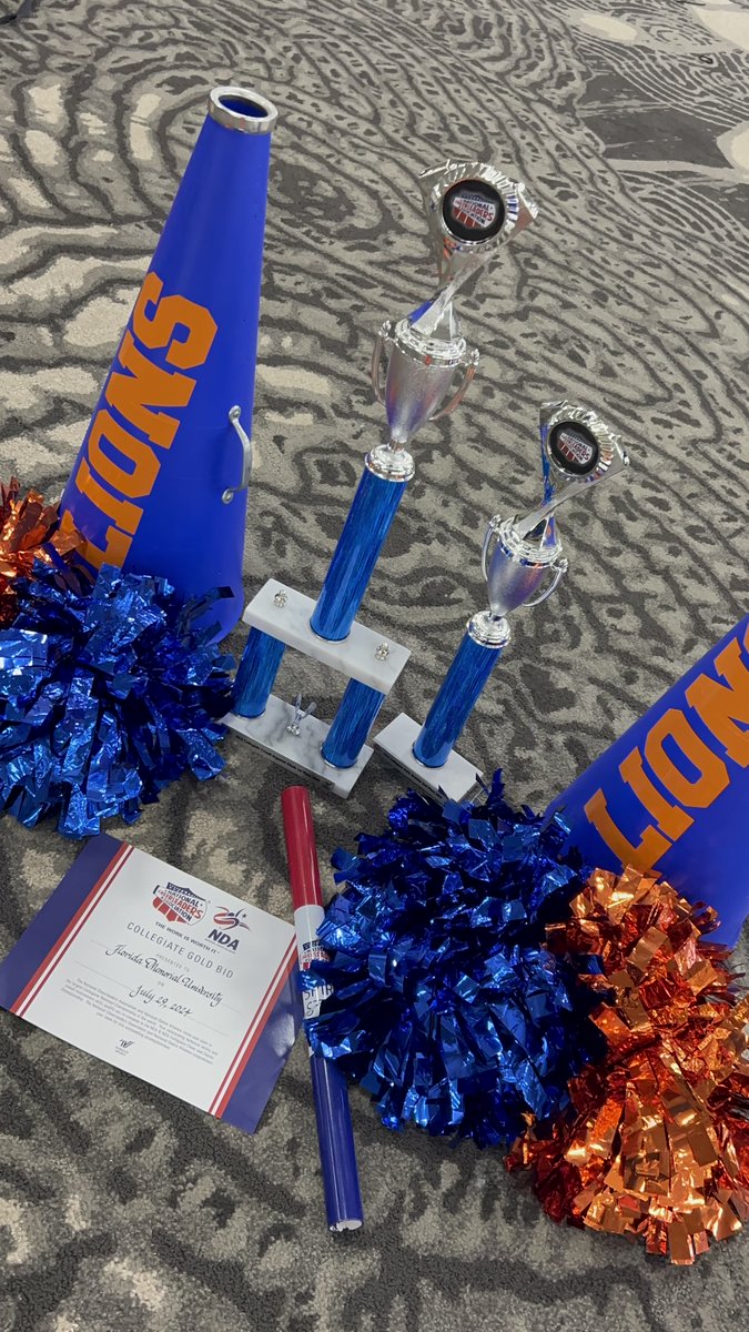 GoFmuLions's tweet photo. FMU Cheer earns Gold at NCA Cheer Camp in Orlando

https://t.co/JSa0BNA0cf

@flmemorialuniv

#fmu #itsourtime #Lions #FMUcheer #hbcucheer #FloridaMemorial #Orlando #NCACheer 🦁📣 https://t.co/UVAoqeqiY2