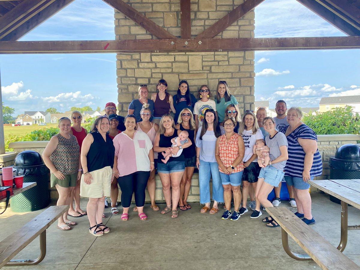 Only about half of our school family but we had a great time at our Conger Staff Family Picnic! 🧡🖤 What an incredible group of people!