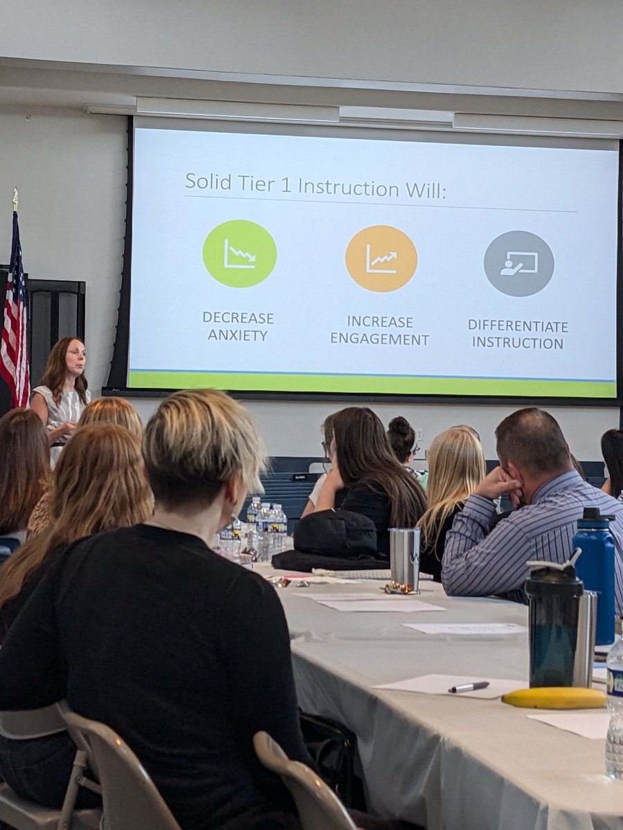 whitekwps's tweet photo. Welcome back Jennifer @Lempp5  and welcome new WPS teachers! Professional Development with the best! #bestpractice #solidtier1 https://t.co/SmBEw9IJ53