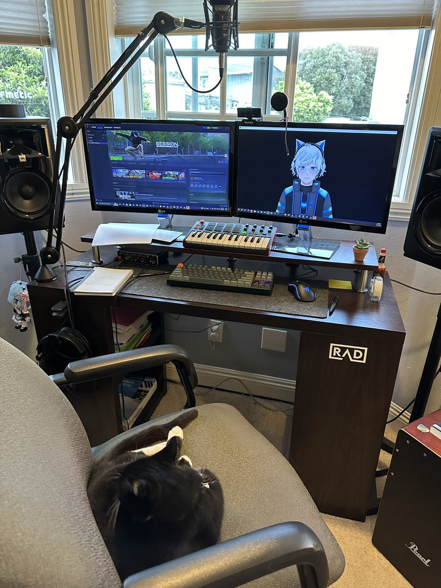 riffmetic's tweet image. @Vtubers what does your setup say about you? 🖥️ 📸

I wanna see the small details that reveal your comprehensive war crime history 👁️👁️

#ENVtuber #VTuberSetup