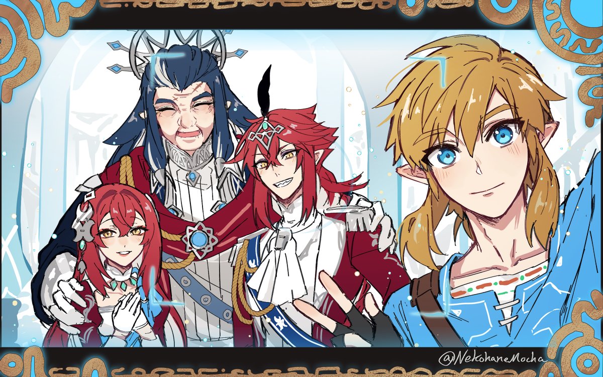 「ゾーラ族 擬人化 7 」|猫羽モカ️☕のイラスト