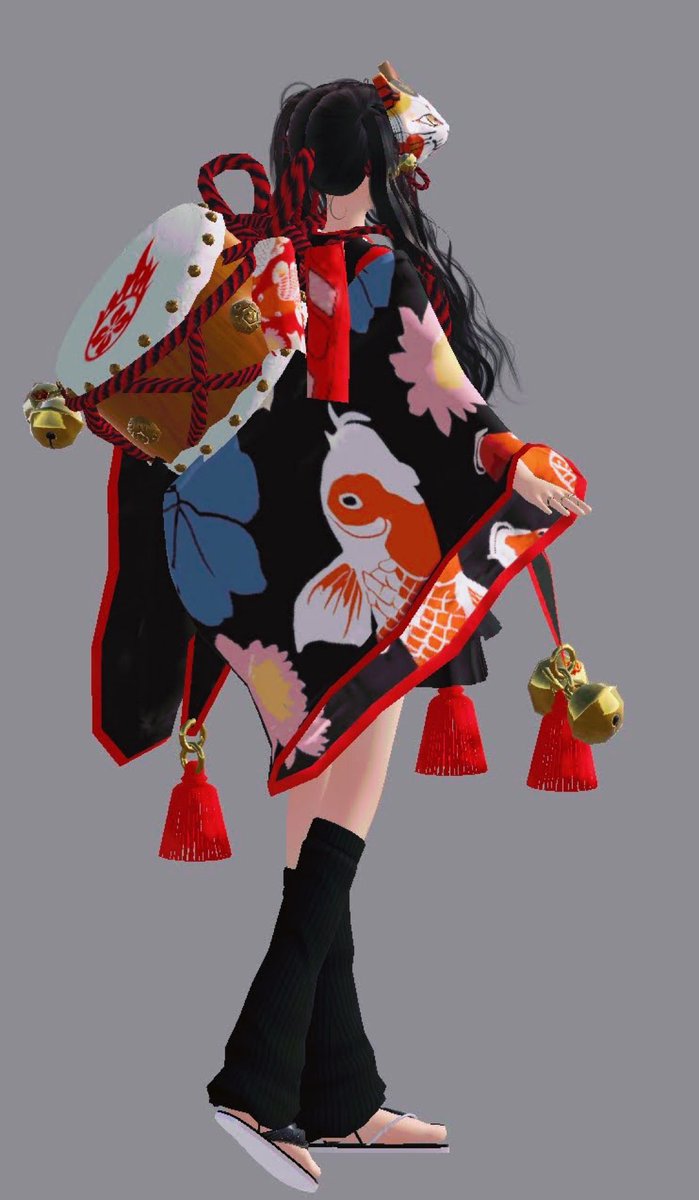 jack_pkb_zpt's tweet photo. 夏まつりには太鼓だよね！
#ZEPETO
#JackShop
#夏まつり https://t.co/xjJ5kgDila